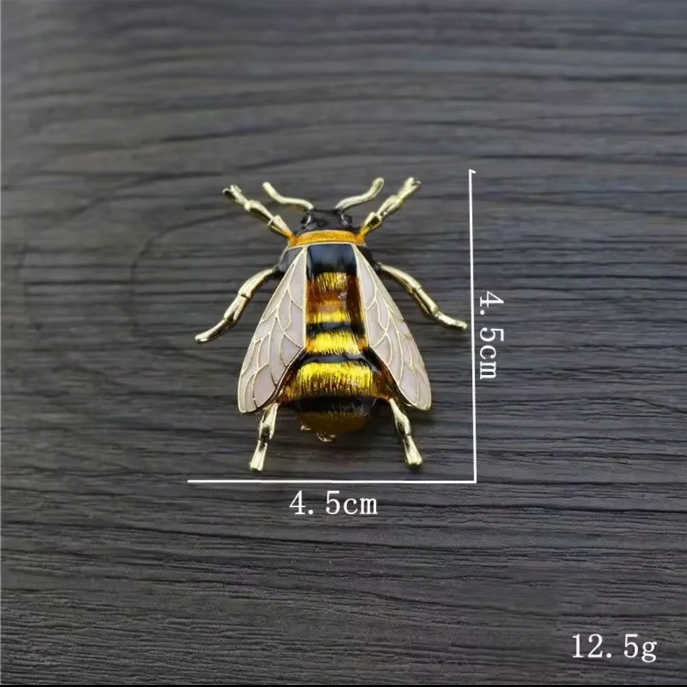 2PCS Colorful Bumblebee Enamel Brooch Pin Set - Picture 12 of 13